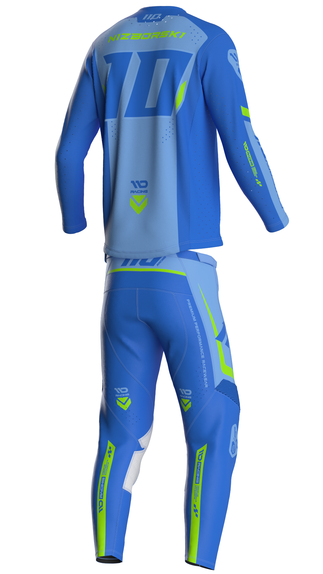 110 RACING // SE2025.5 ASPIRE YOUTH PANT - AZURE