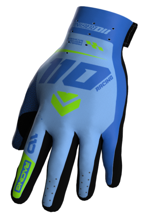110 RACING // SE2025.5 ASPIRE GLOVE - AZURE