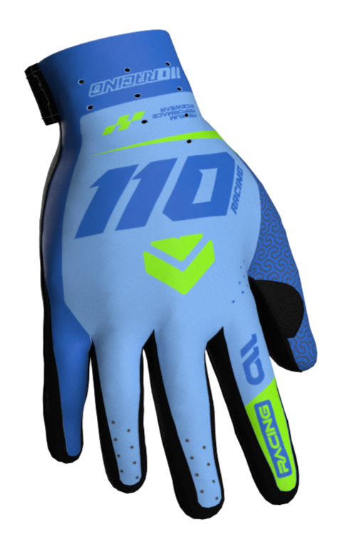 110 RACING // SE2025.5 ASPIRE GLOVE - AZURE