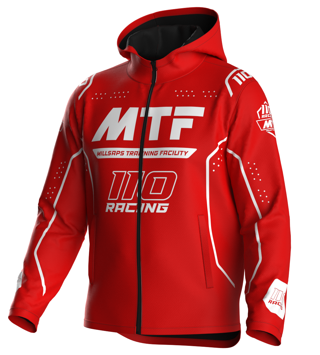 110 RACING x MTF COLLAB ELITE JACKET - RED