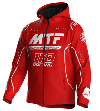 110 RACING x MTF COLLAB ELITE JACKET - RED