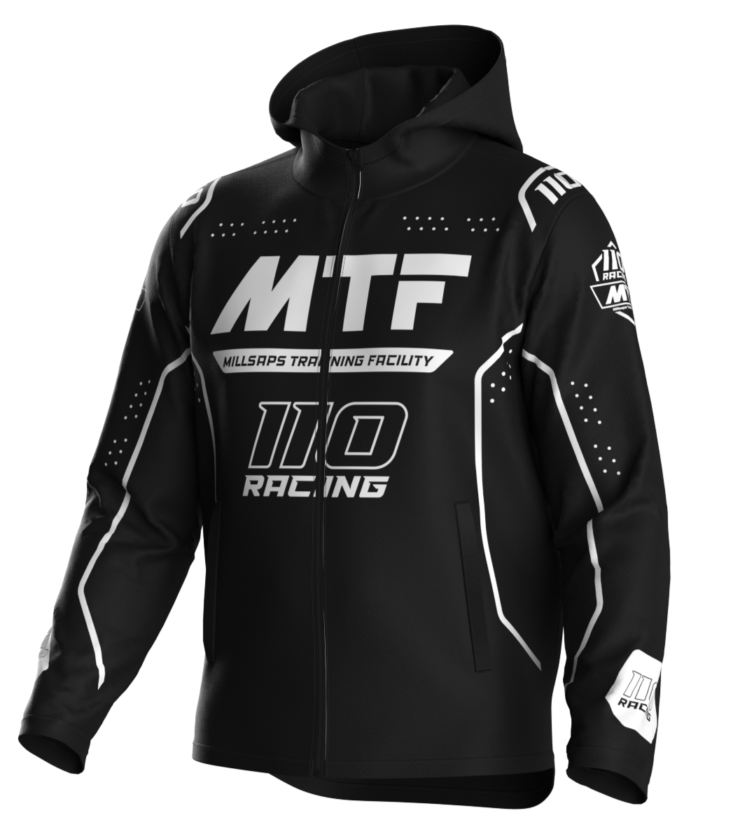 110 RACING x MTF COLLAB ELITE JACKET - BLACK