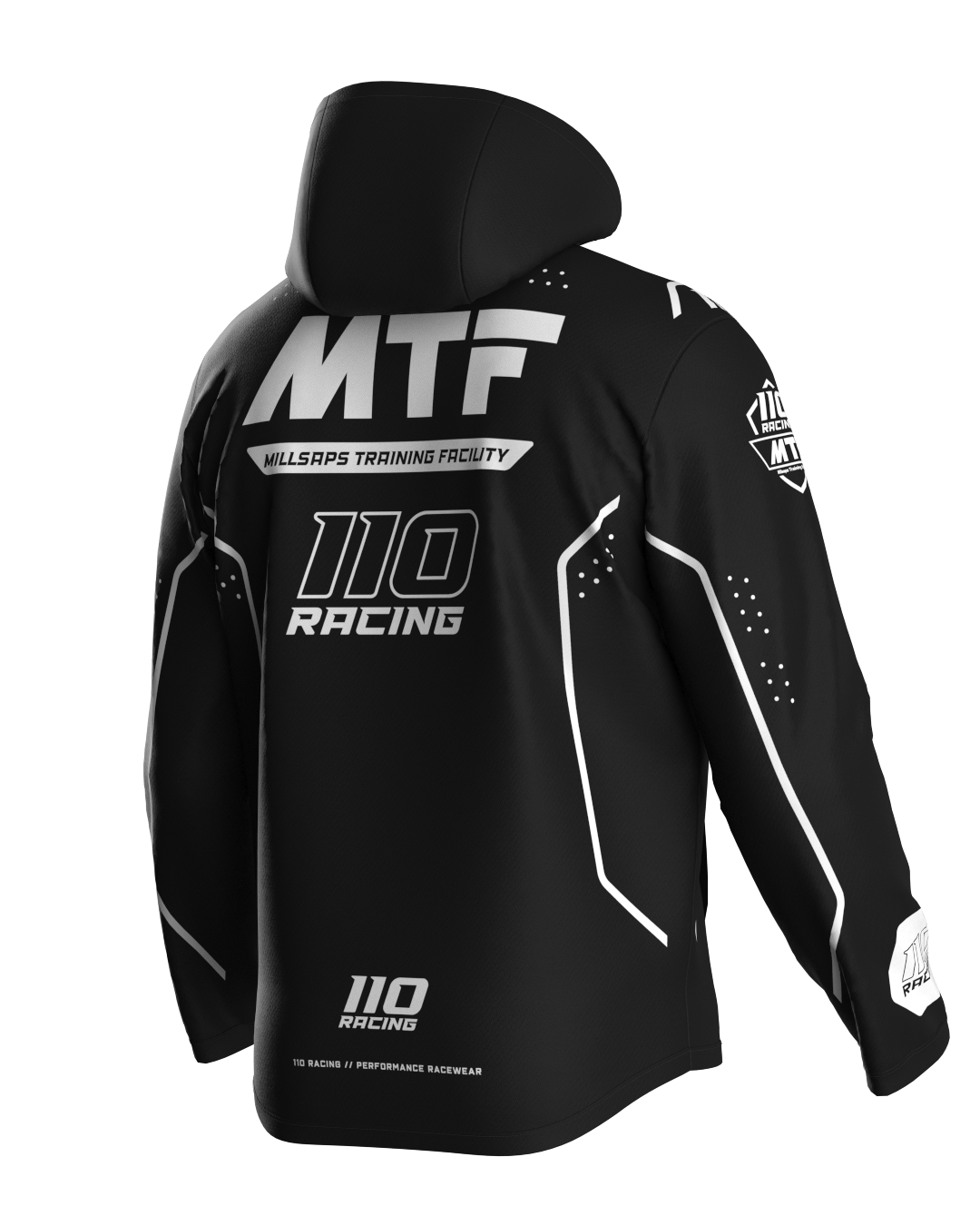 110 RACING x MTF COLLAB ELITE JACKET - BLACK