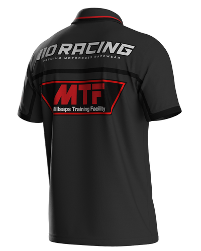 110 RACING x MTF COLLAB // PIT POLO - GREY