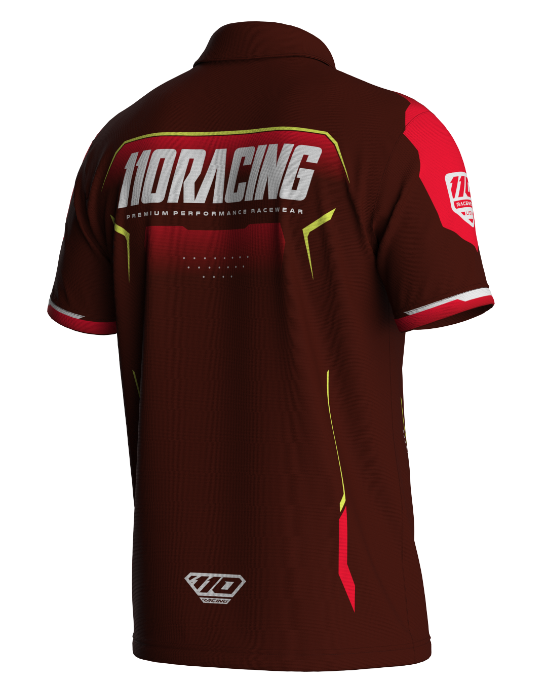 110 RACING // IRONCLAD PERFORMANCE POLO - SOLAR FLARE