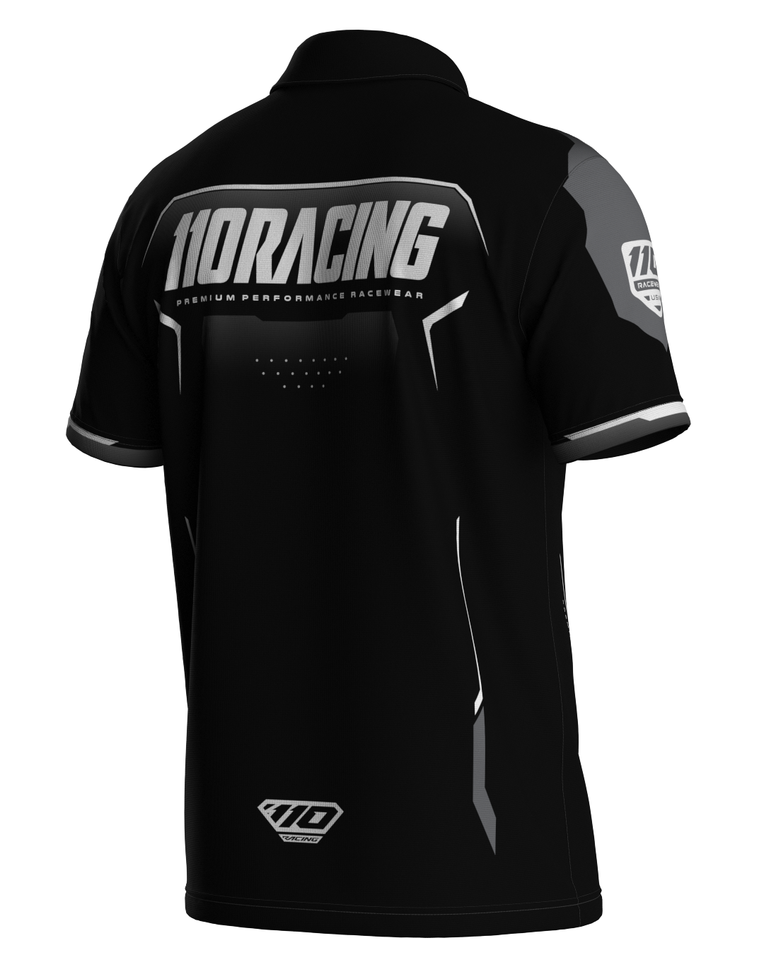 110 RACING // IRONCLAD PERFORMANCE POLO - DARK MATTER