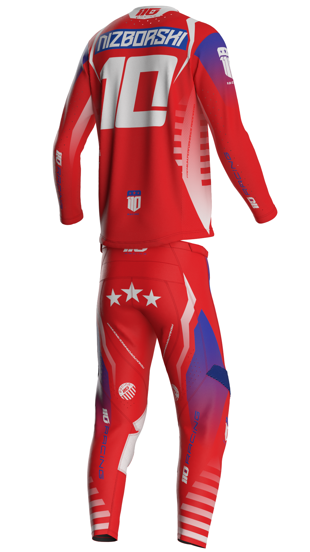 110 RACING // PR26 REDBUD FREEDOM YOUTH PANT - RED