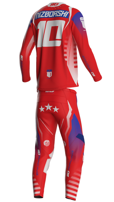 110 RACING // PR26 REDBUD FREEDOM YOUTH PANT - RED