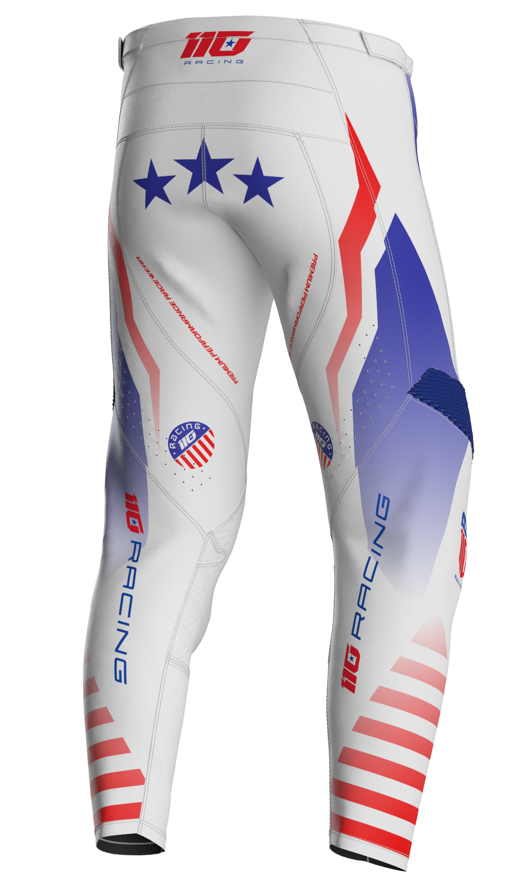 110 RACING // PR26 REDBUD FREEDOM YOUTH PANT - WHITE