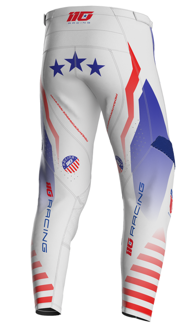 110 RACING // PR26 REDBUD FREEDOM YOUTH PANT - WHITE