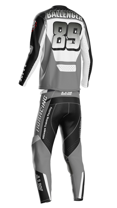 110 RACING x MTF COLLAB LE24 YOUTH PANT - BLACK/WHITE