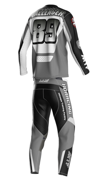 110 RACING x MTF COLLAB LE24 YOUTH PANT - BLACK/WHITE