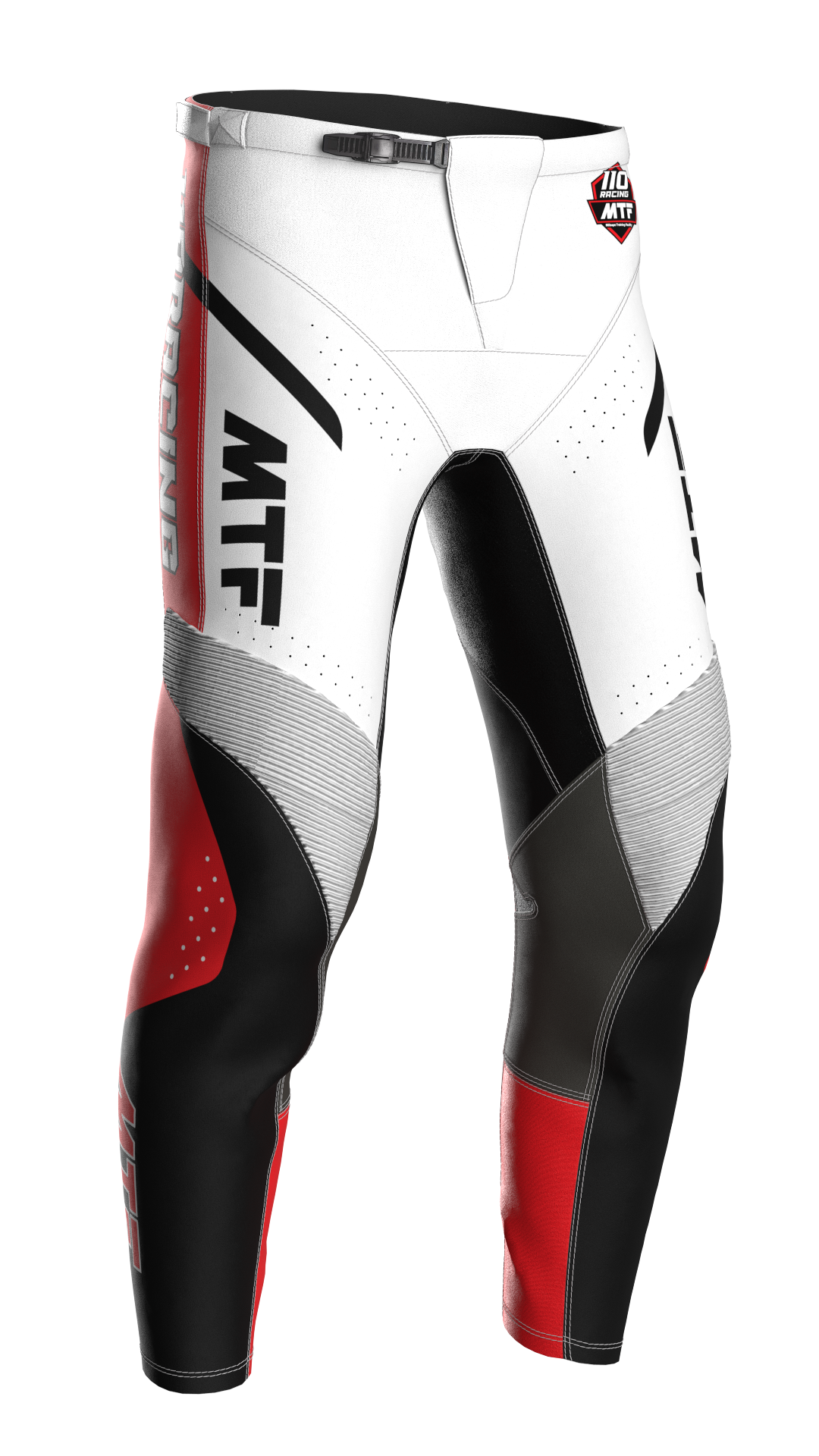 110 RACING x MTF COLLAB LE24 PANT - RED/WHITE