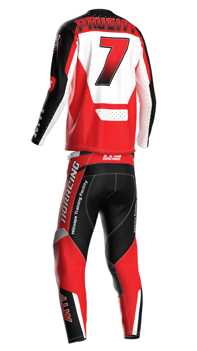 110 RACING x MTF COLLAB LE24 PANT - RED/WHITE