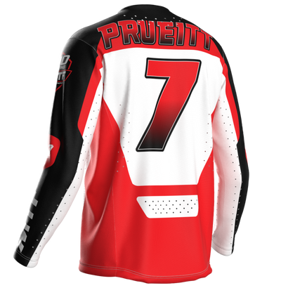 110 RACING x MTF COLLAB  LE24 JERSEY - RED/WHITE