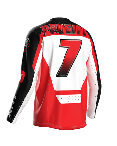 110 RACING x MTF COLLAB LE24 YOUTH JERSEY - RED/WHITE