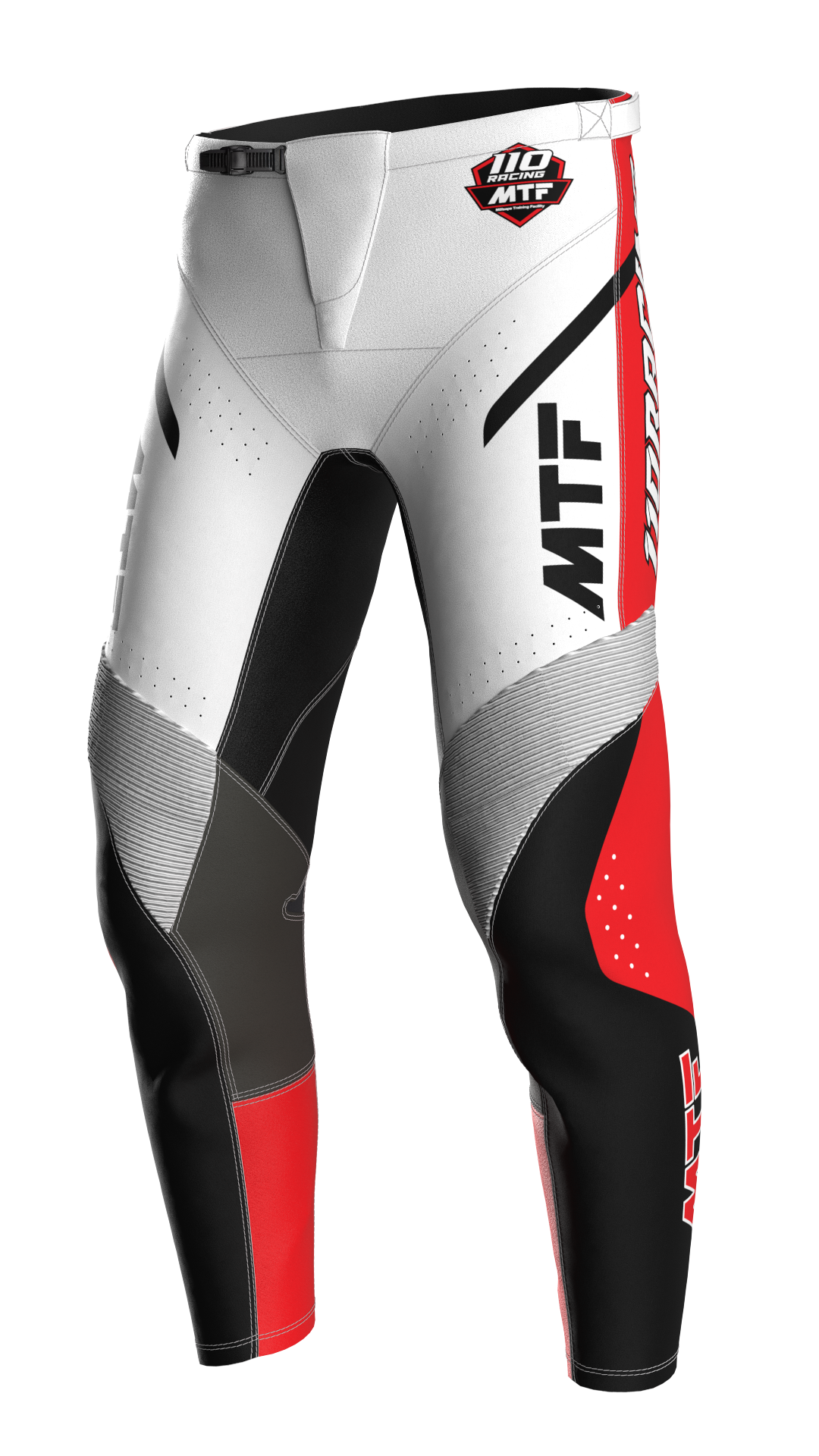 110 RACING x MTF COLLAB LE24 PANT - RED/WHITE