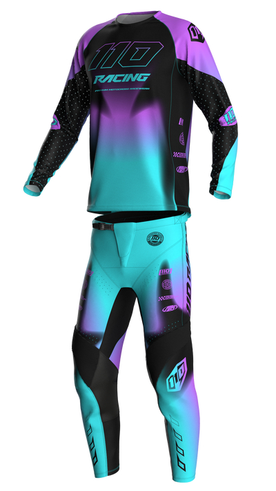 110 RACING // RS24.1 TECHART PANT - TEAL/PURPLE