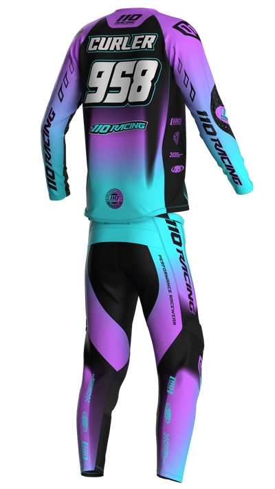 110 RACING // RS24.1 TECHART PANT - TEAL/PURPLE
