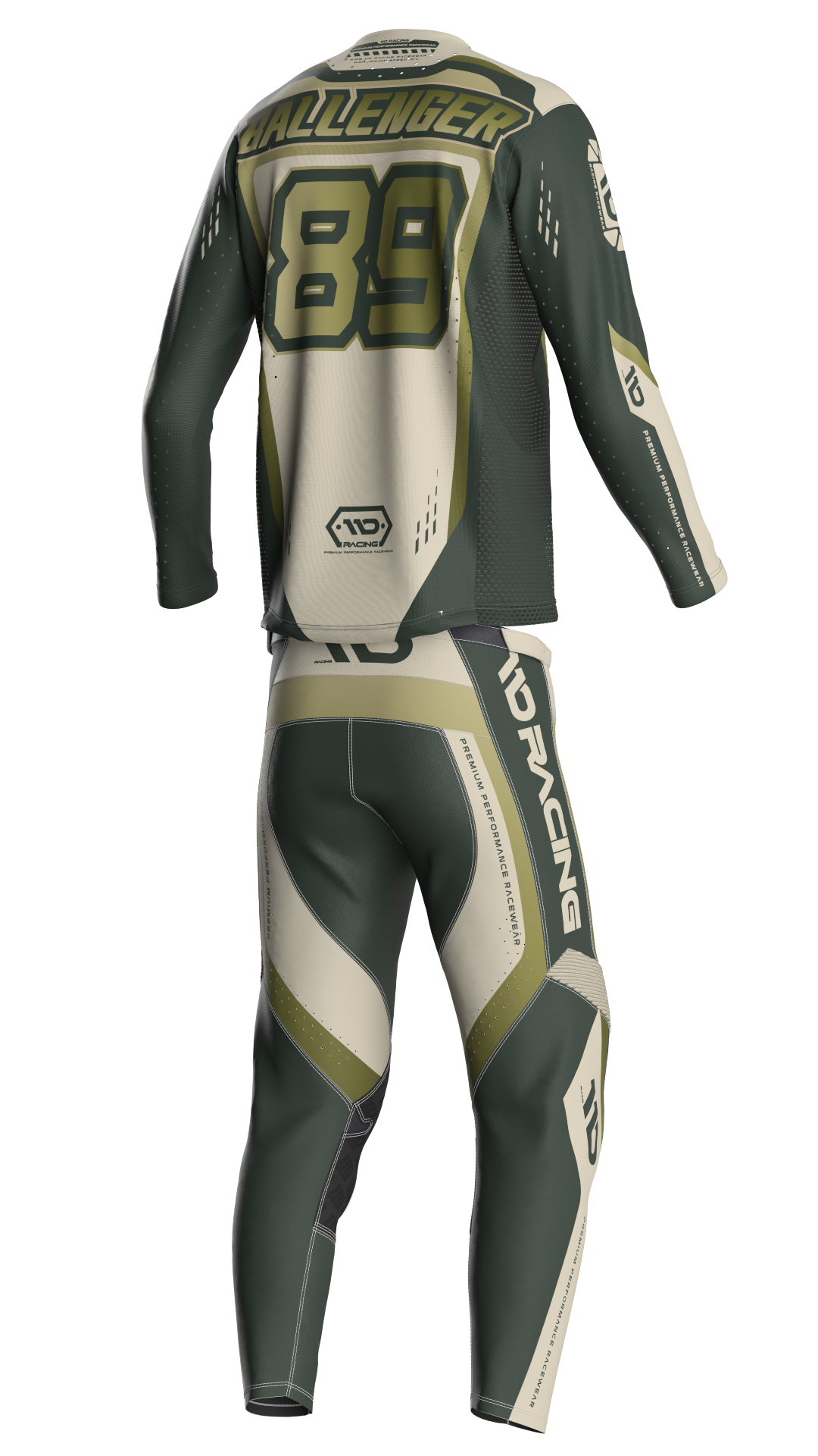 110 RACING // SE25 TENACITY JERSEY - OLIVE GREEN