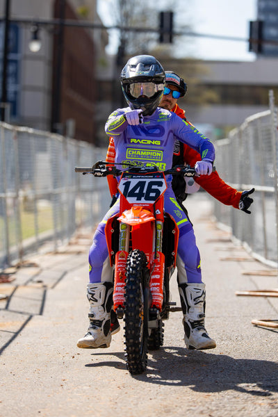 110 RACING // 2026 HYPERION YOUTH JERSEY - LILAC SURGE