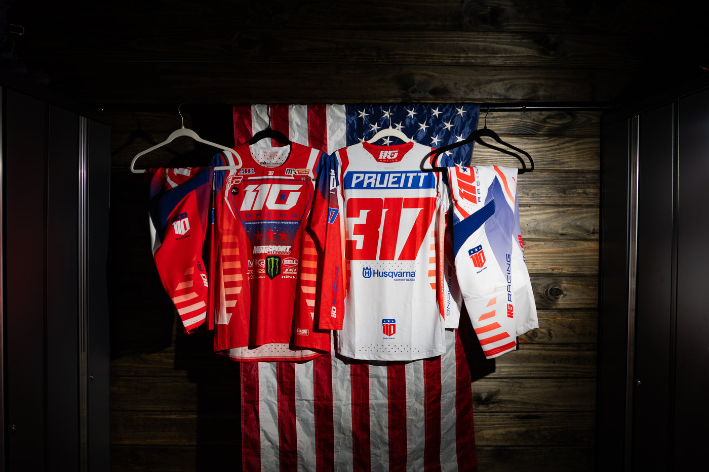 110 RACING // PR26 REDBUD FREEDOM YOUTH JERSEY - RED