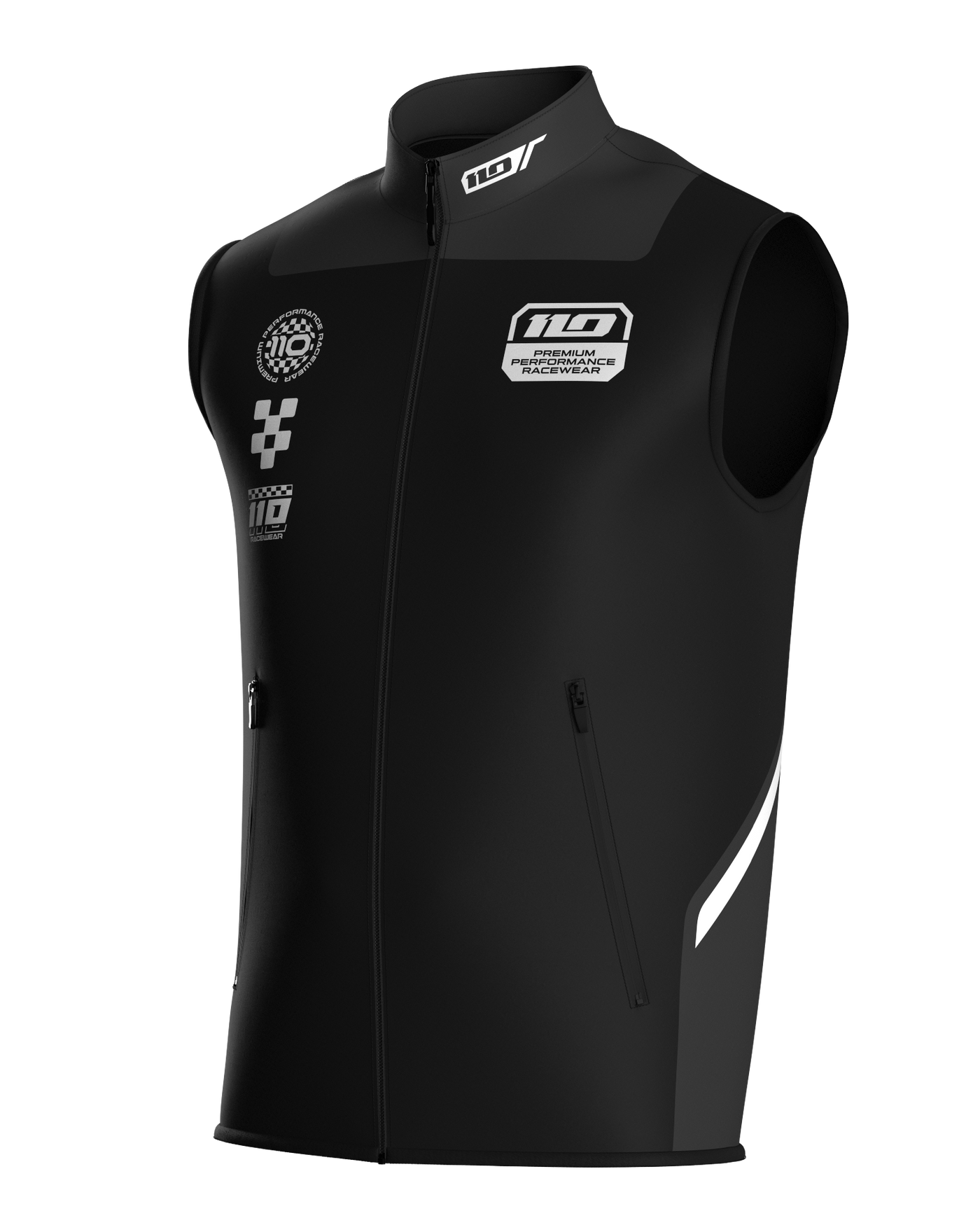 110 RACING // THERMO FLEX VEST – CARBON BLACK