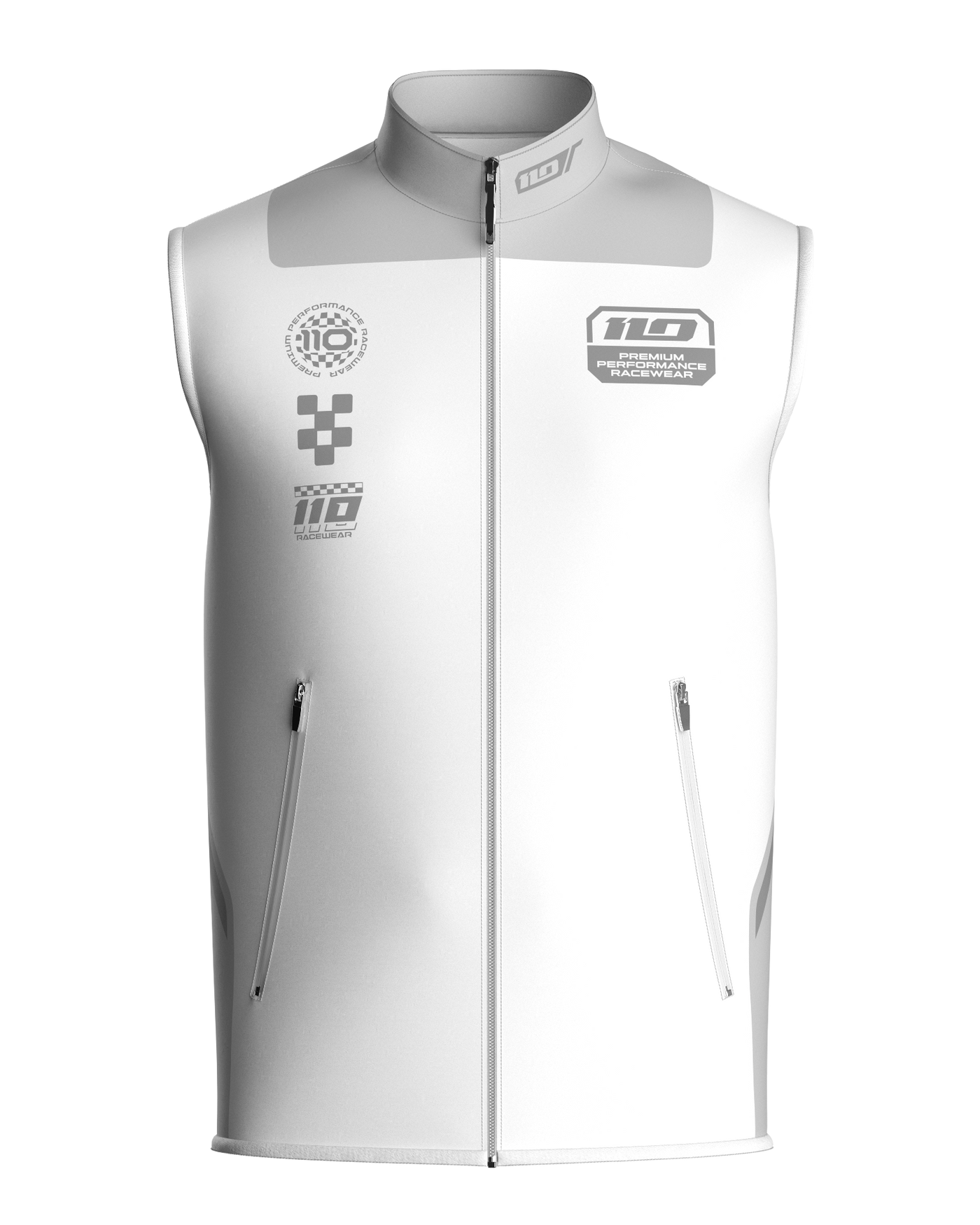 110 RACING // THERMO FLEX VEST – ALPINE WHITE
