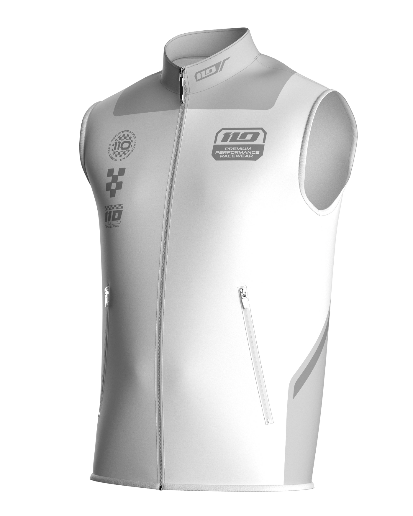 110 RACING // THERMO FLEX VEST – ALPINE WHITE