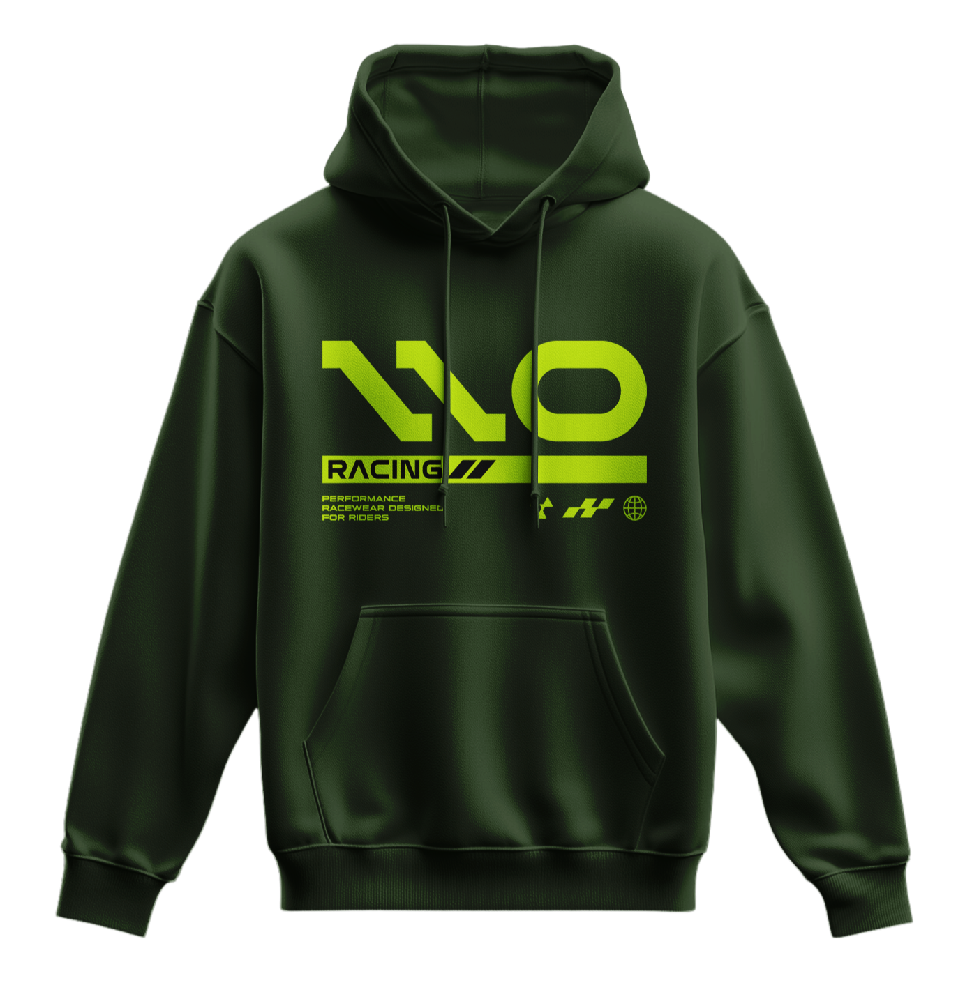 110 RACING // SIGNATURE RELEASE HOODIE YOUTH - OLIVE – 110Racing