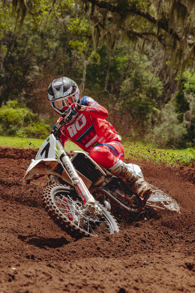 110 RACING // PR26 REDBUD FREEDOM YOUTH PANT - RED