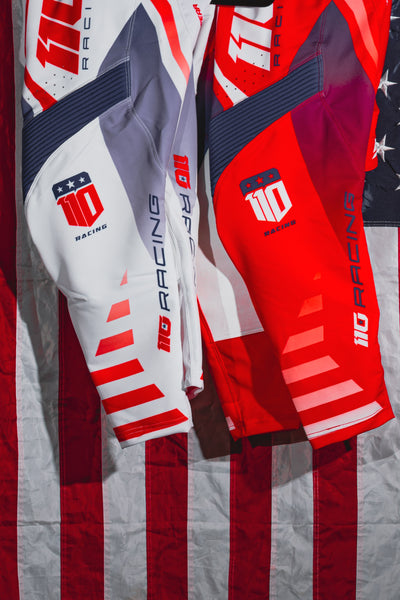 110 RACING // PR26 REDBUD FREEDOM YOUTH PANT - RED