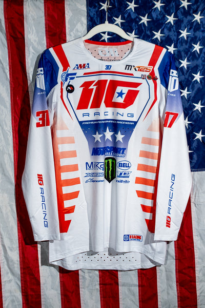 110 RACING // PR26 REDBUD FREEDOM YOUTH PANT - WHITE