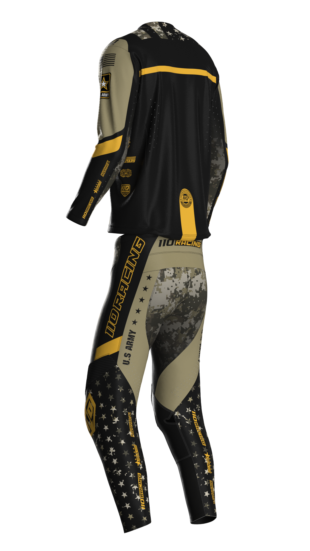 110 RACING // CUSTOM YOUTH MILITARY SX24 PANT - ARMY