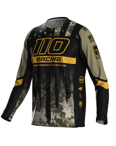 110 RACING // CUSTOM YOUTH MILITARY SX24 - ARMY