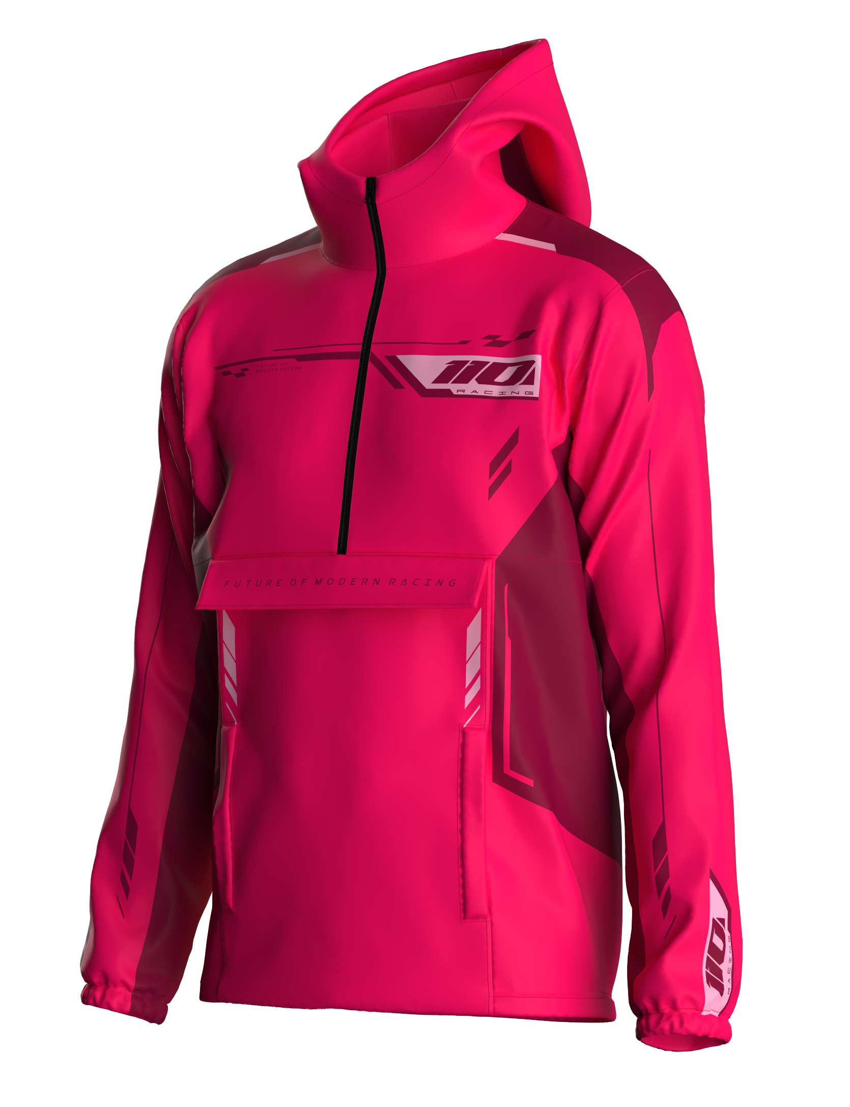 110 RACING // HEATWAVE SERIES ANORAK YOUTH WINDBREAKER - HYPER FUCHSIA ...