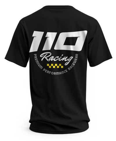 110 RACING // MDRN SPEED TEE - BLACK