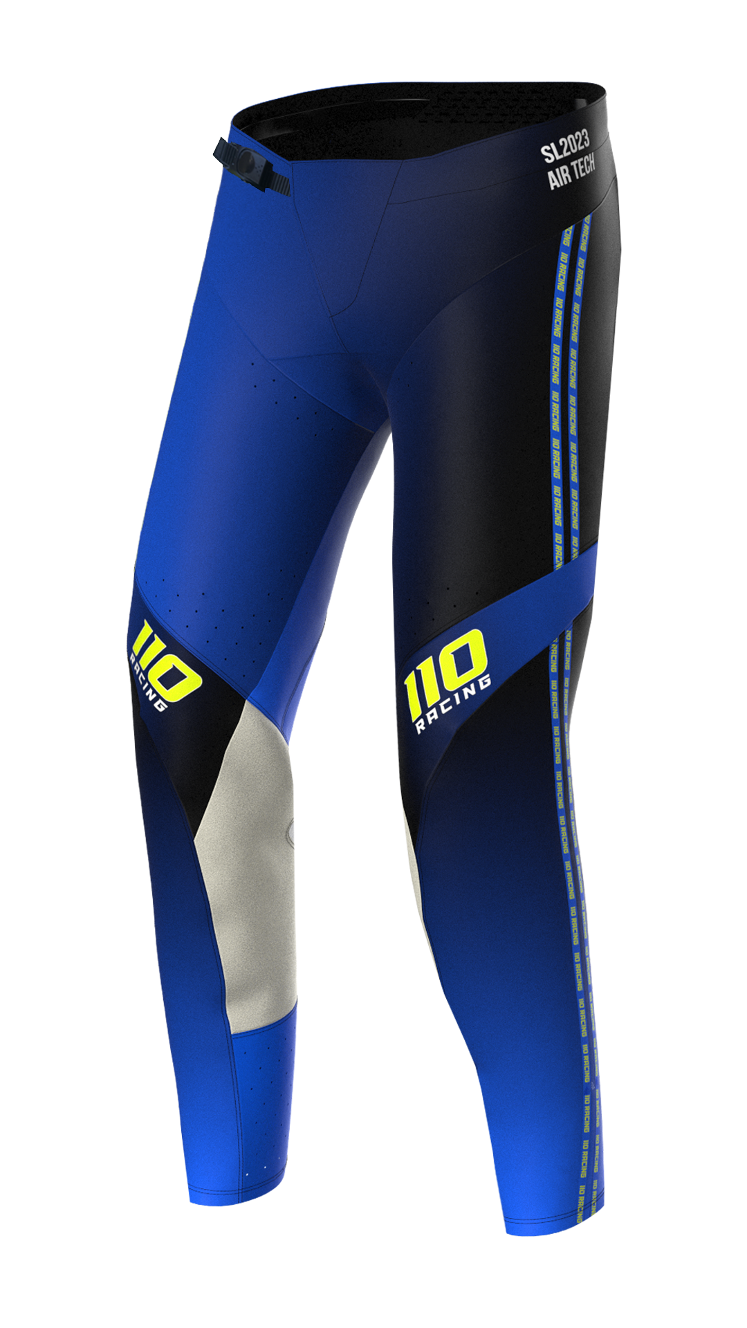 110 RACING // SL23 AIR TECH YOUTH PANT - BLUE/FLO