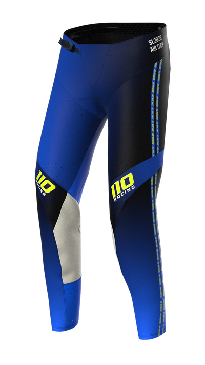 110 RACING // SL23 AIR TECH YOUTH PANT - BLUE/FLO
