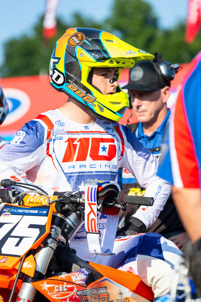 110 RACING // PR26 REDBUD FREEDOM YOUTH JERSEY - WHITE
