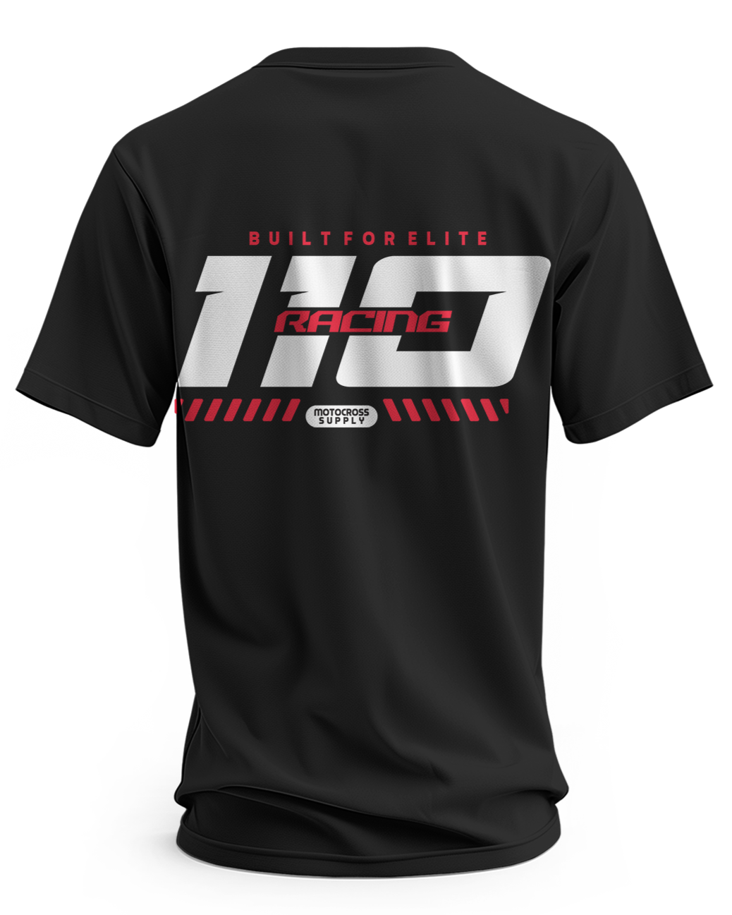 110 RACING // MDRN ELITE TEE - GRAPHITE