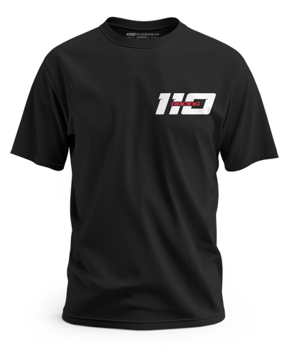 110 RACING // MDRN ELITE TEE - GRAPHITE