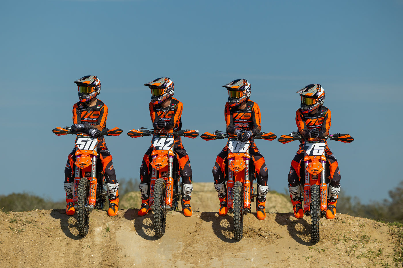 110 RACING x DBD RACING SX25 YOUTH PANT - BLACK/ORANGE