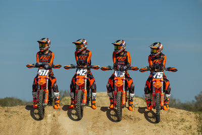 110 RACING x DBD RACING SX25 YOUTH PANT - BLACK/ORANGE
