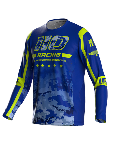 110 RACING // IN STOCK YOUTH MILITARY SX24 - NAVY