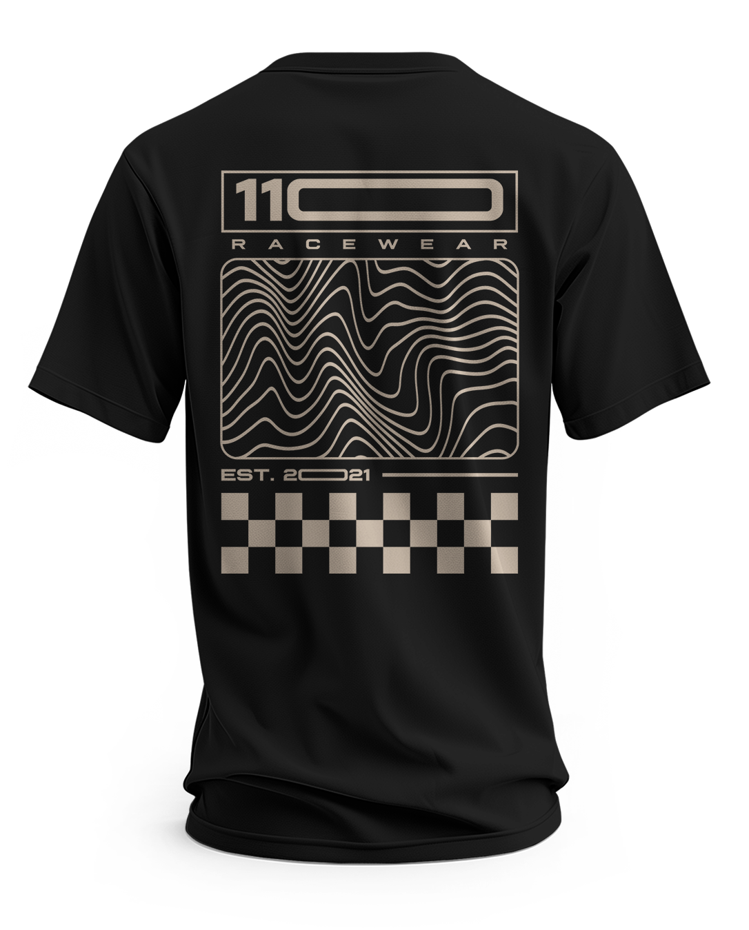 110 RACING // MOMENTUM TEE – ADULT CARBON