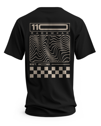 110 RACING // MOMENTUM TEE – ADULT CARBON