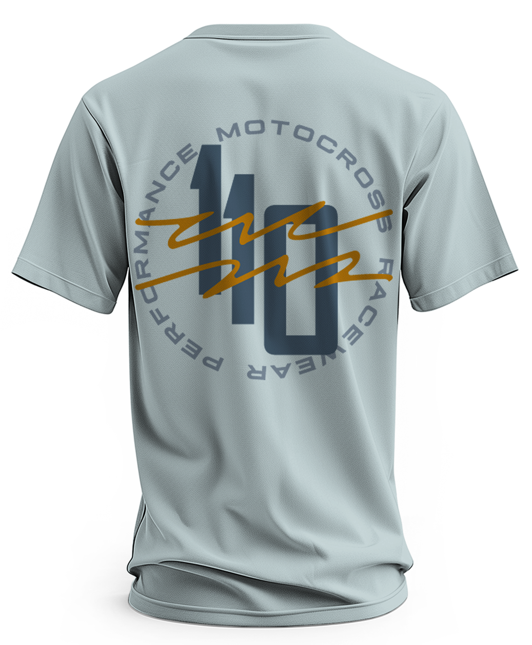 110 RACING // MOTO APEX TEE – ADULT GLACIER BLUE