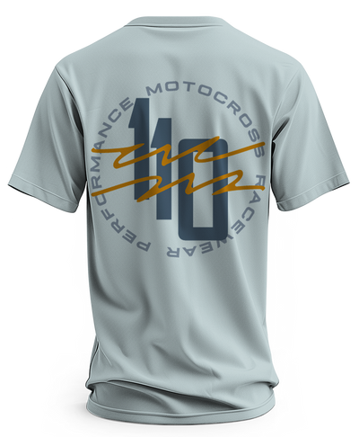 110 RACING // MOTO APEX TEE – ADULT GLACIER BLUE