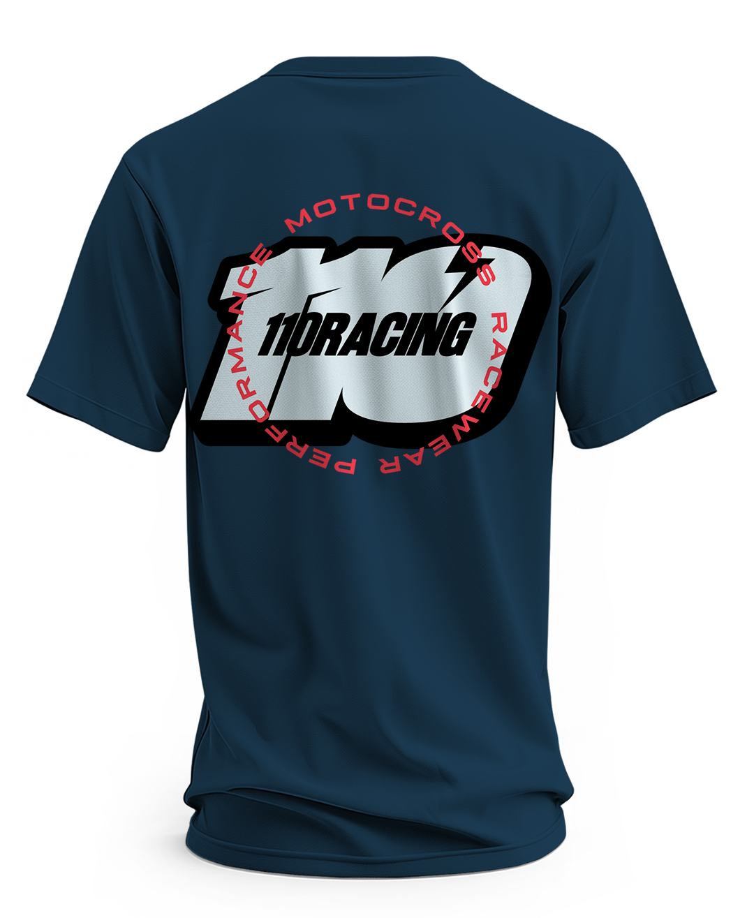 110 RACING // SPEED ERA TEE – ADULT BLUE